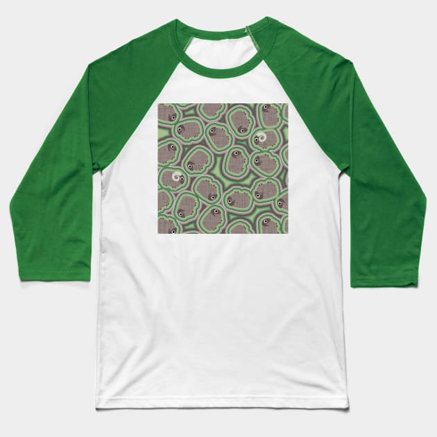 Combat Sheep Baseball T-Shirt by spellstone.studio